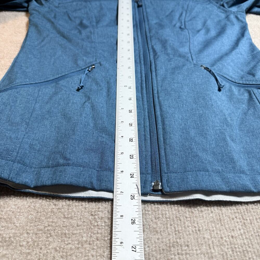The North Face Park Slope WindWall‎ Softshell Jacket Womens Small Teal Blue - Picture 11 of 16